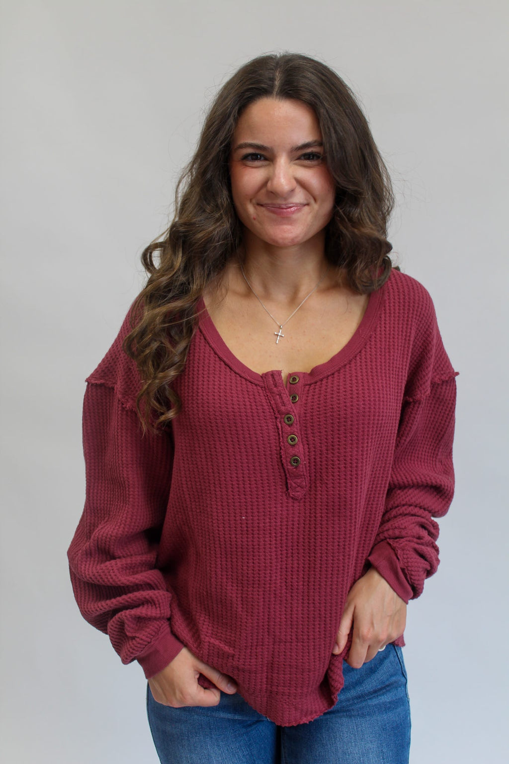 Montreal Oversized Thermal Henley