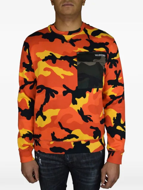 Valentino Garavani camo pocket sweater