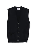 ALPHA STUDIO button-fastening V-neck waistcoat