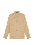 Vilebrequin Corentin embroidered-turtle linen overshirt