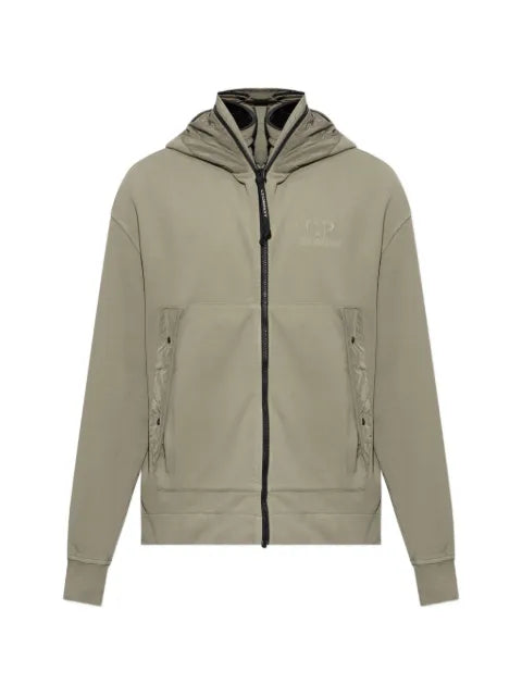 C.P. Company Goggle-detail zip-up hoodie