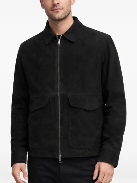 FRANZESE COLLECTION Stefano De Martino suede jacket