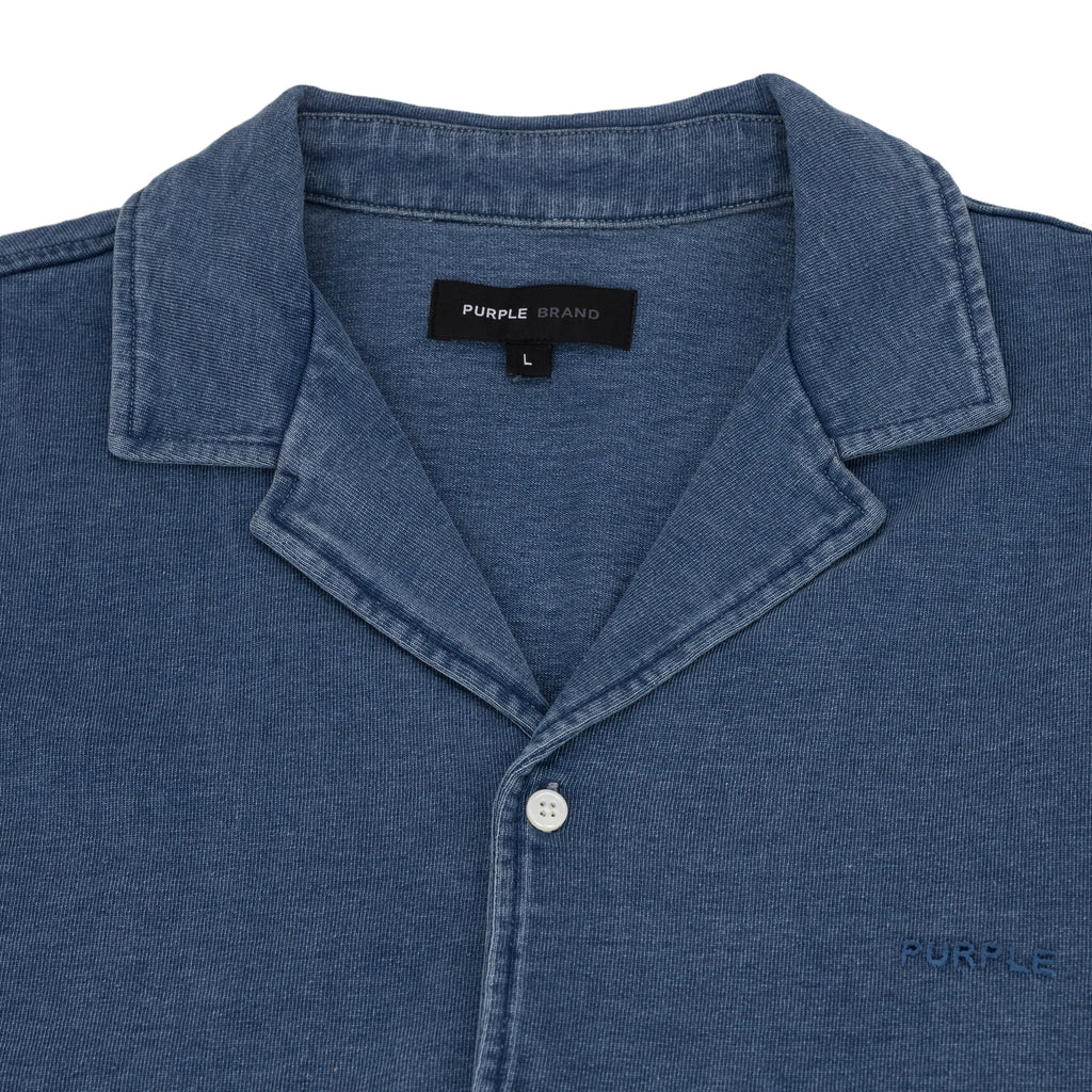 Blue Jersey Short Sleeve Shirt