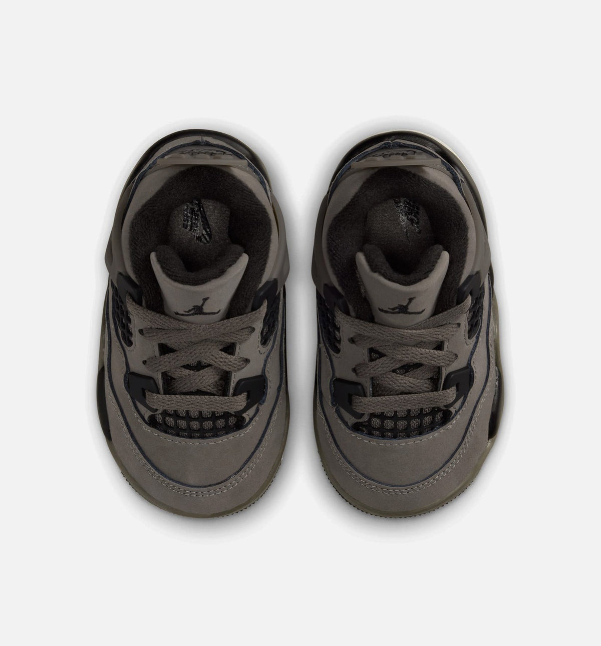 Air Jordan 4 Retro Cave Stone And Black Infant & Toddler Lifestyle Shoe - Cave Stone/Black/Moon Particle