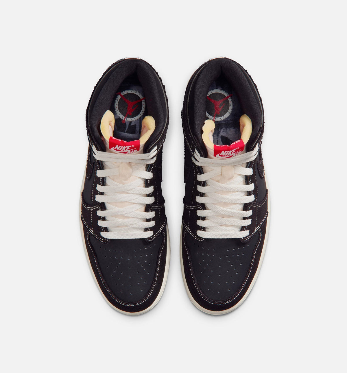 Air Jordan 1 Retro High OG Flight Club Men's Lifestyle Shoe – Black / University Red / Sail / Gum Medium Brown