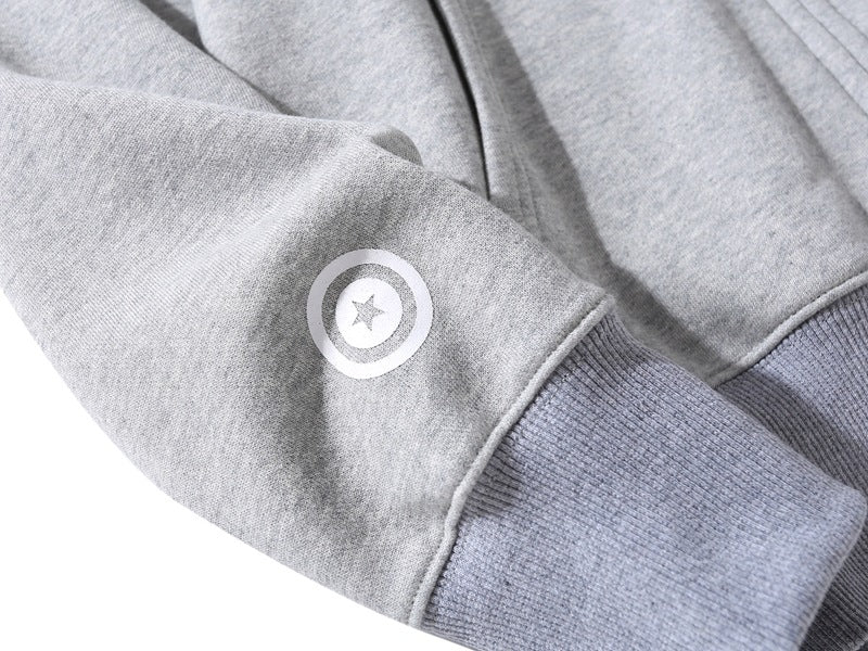 BAPE Camo Shark Hoodie - Black, Grey & Red