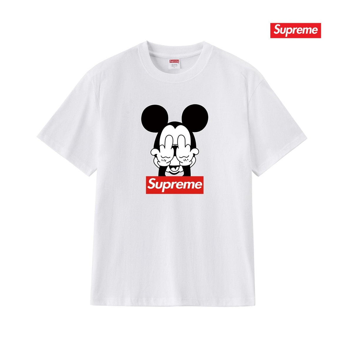 Supreme Mickey Character Graphic T-Shirt