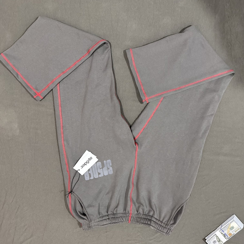 Sp5der Charcoal Gray Web Graphic Matching Set