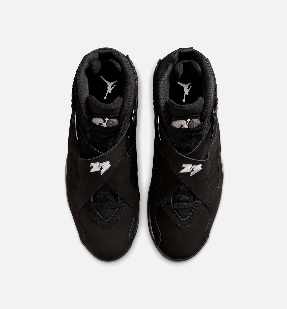Air Jordan 8 Retro Chrome Black & Light Graphite Men's Lifestyle Shoe