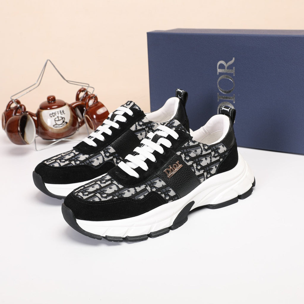 Dior Patterned Low-Top Sneakers