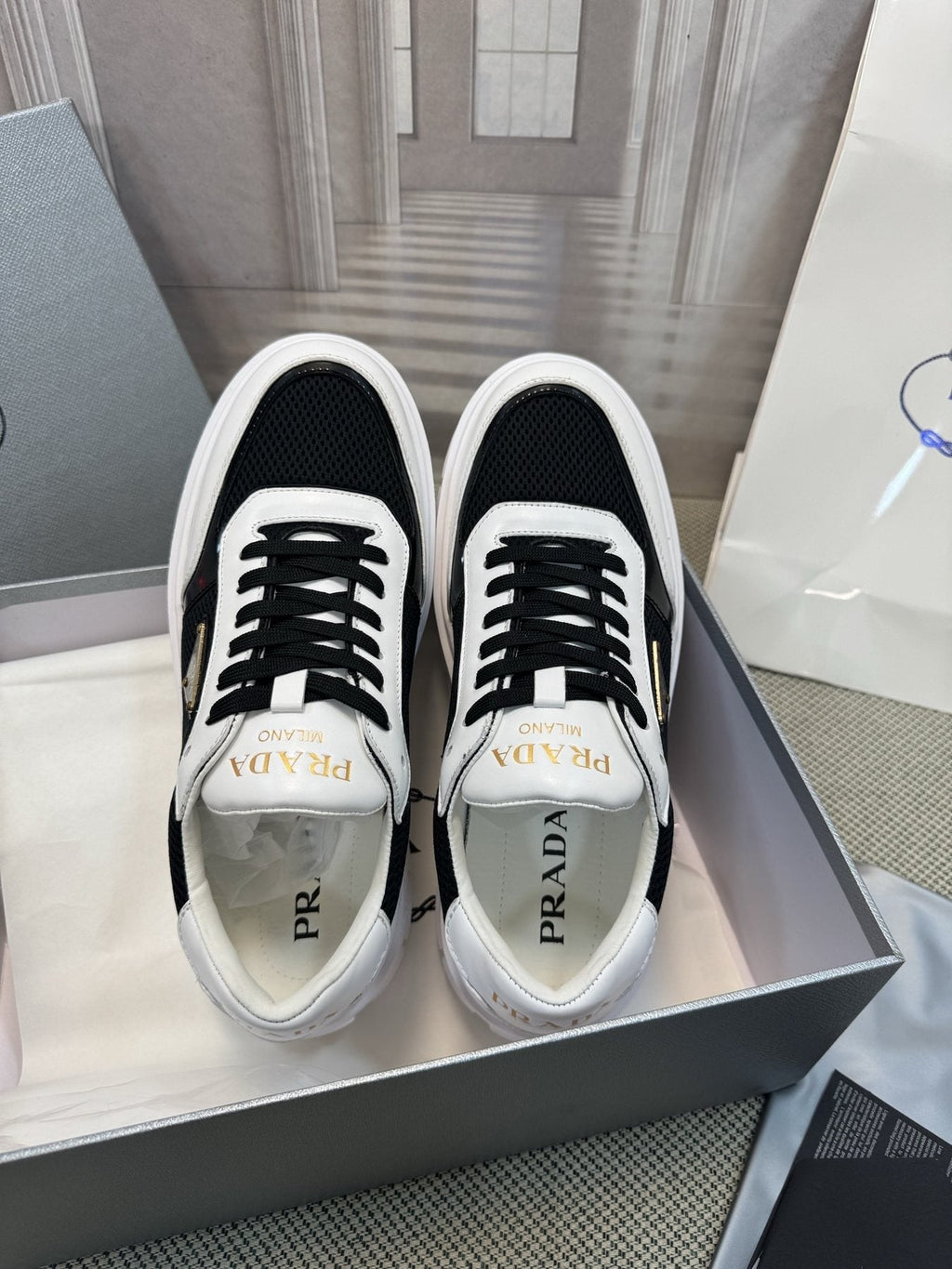 Prada Lug Sole Sneakers